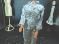 silver 2 piece tops